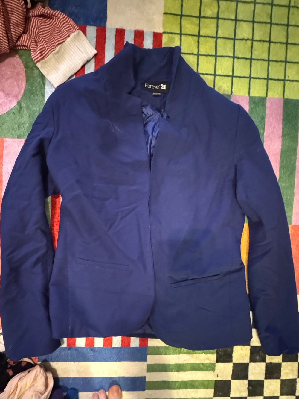 Forever 21 woMen's Navy Blue Blazer Jacket